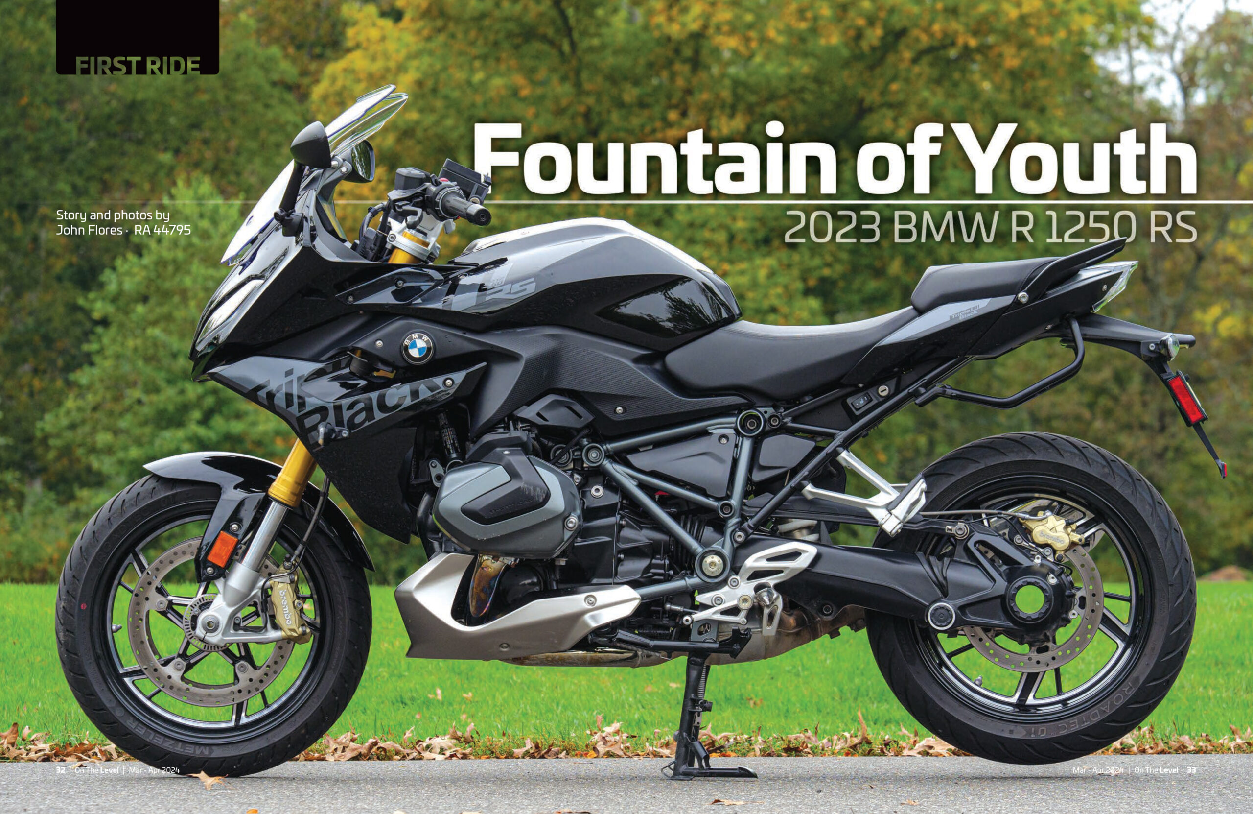 2023 BMW R 1250 RS story published in “On The Level”