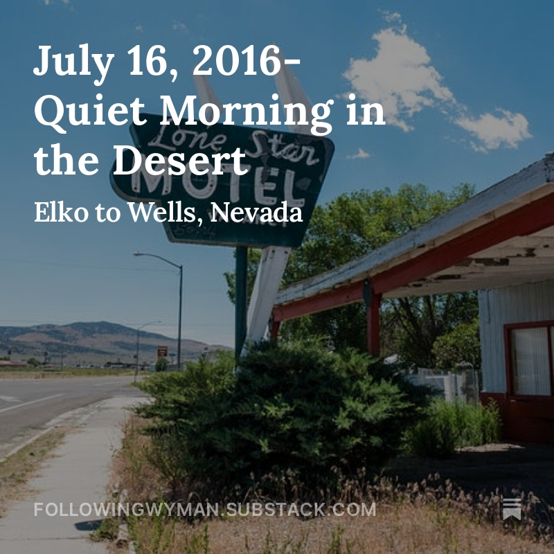 July 16, 2016-Quiet Morning in the Desert